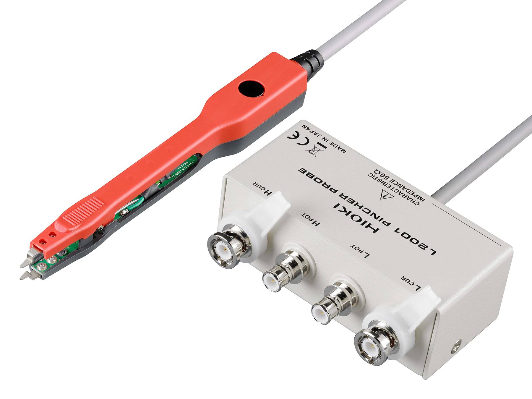 Hioki L2001 - 4-Pol-Messadapter mit Messpitze in Pinzetten Form-0