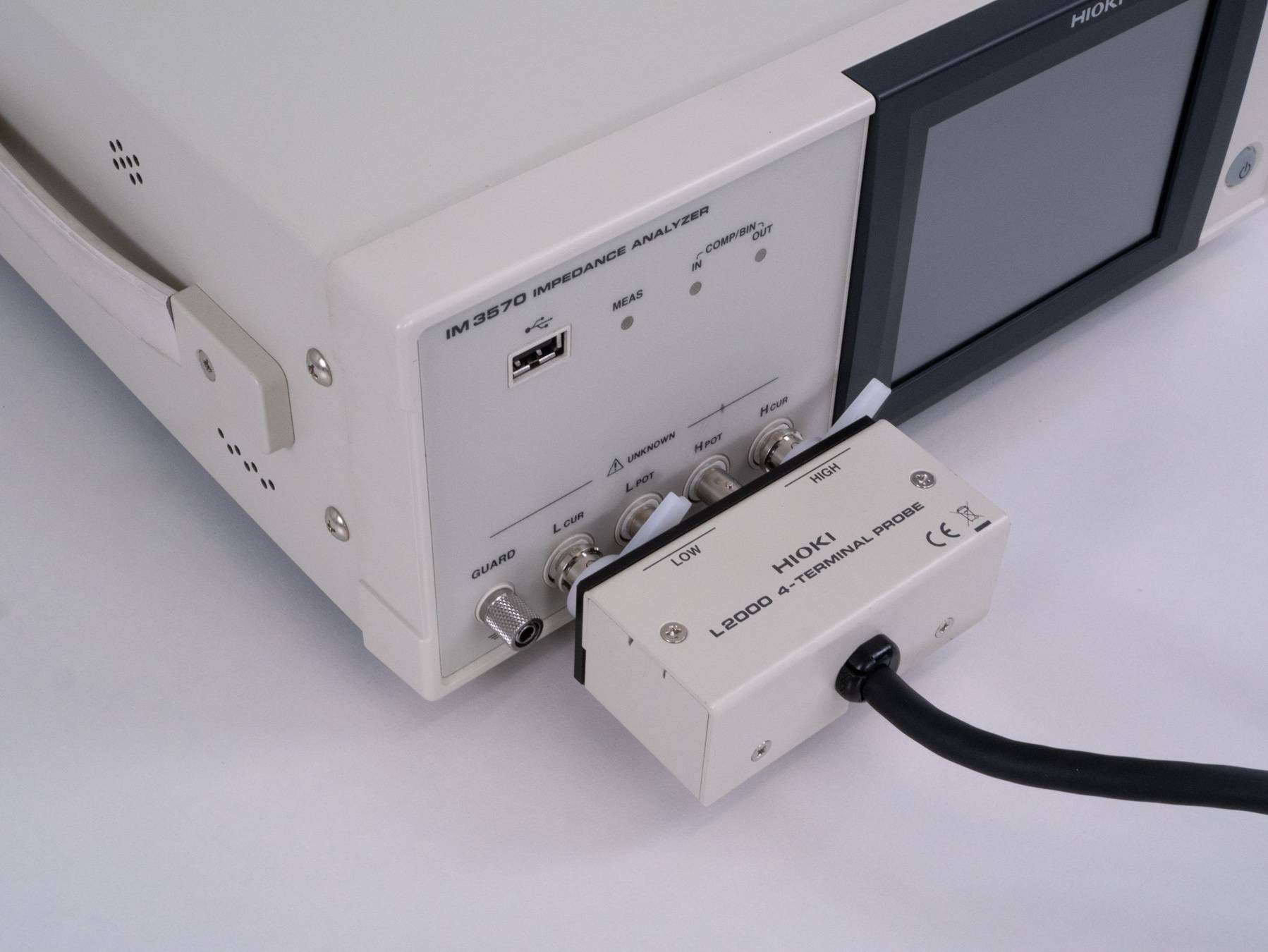 Hioki L2000 - 4-Pol-Messadapter mit Kelvin Klemmen für LCR- und Impedanz Messgeräte-1