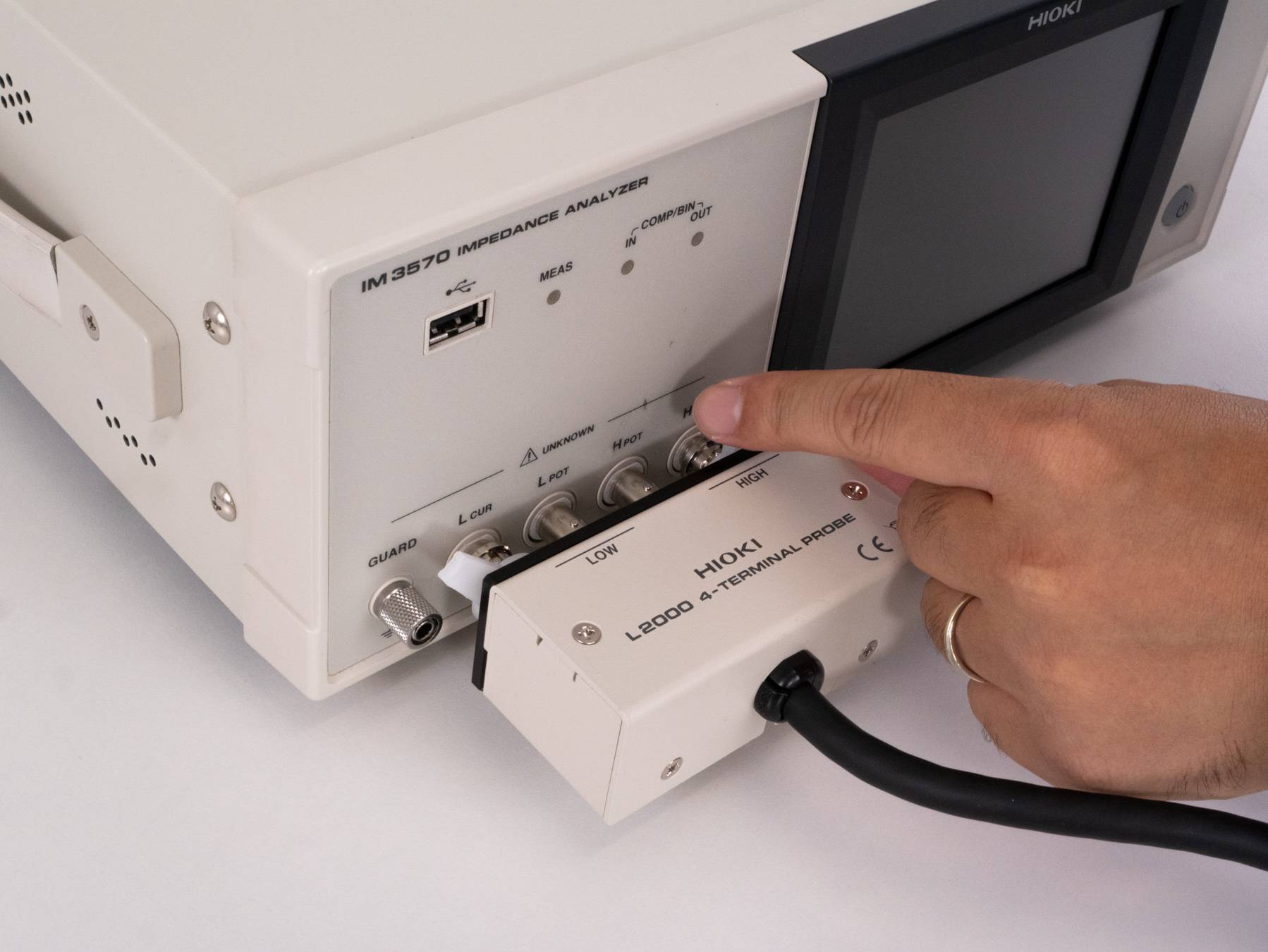 Hioki L2000 - 4-Pol-Messadapter mit Kelvin Klemmen für LCR- und Impedanz Messgeräte-3