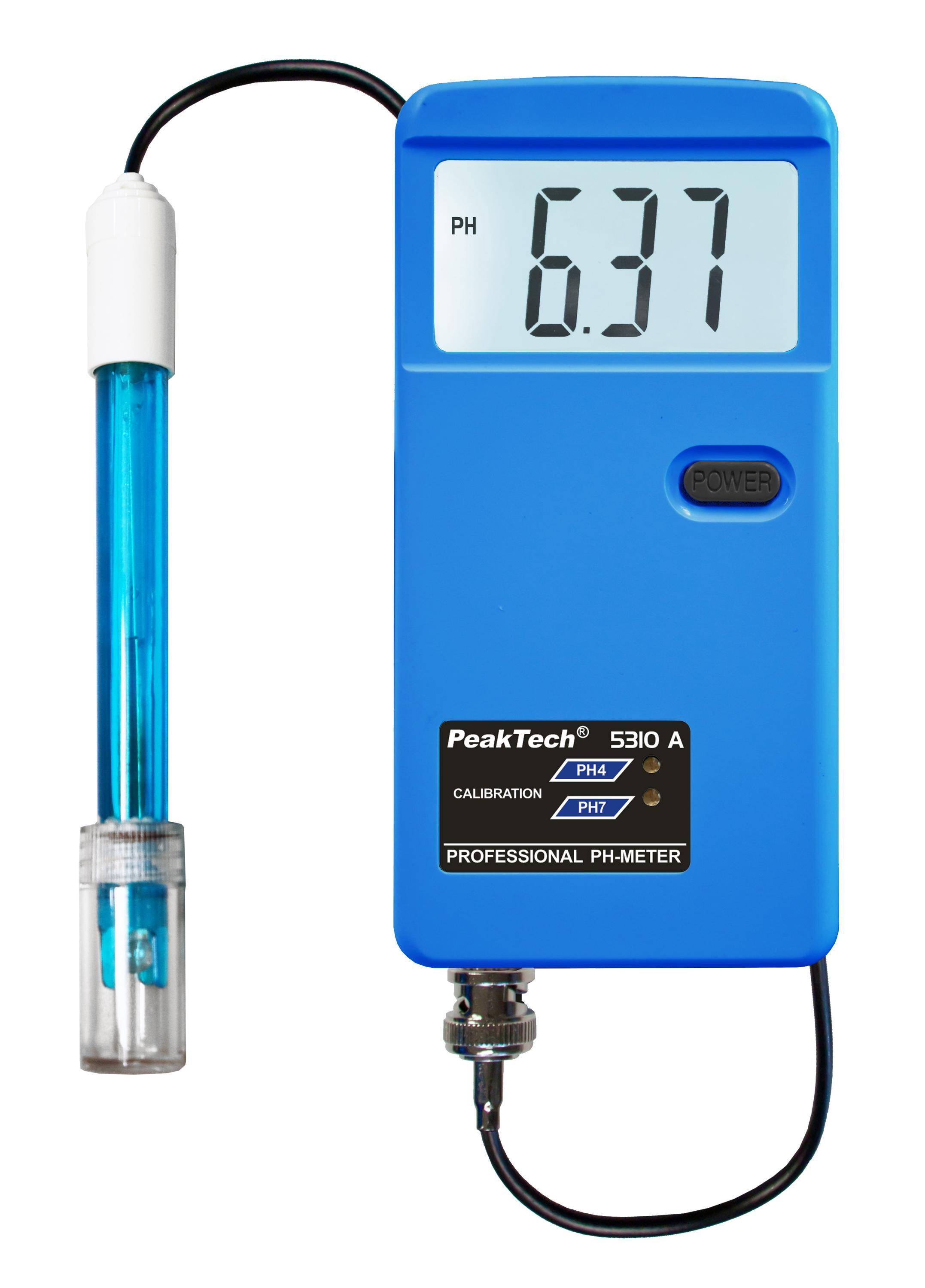 PeakTech P 5310 A – pH-Messgerät mit Kabelsonde-0