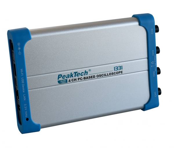 PeakTech P 1331 – 100 MHz / 4 CH ~ PC Oszilloskop