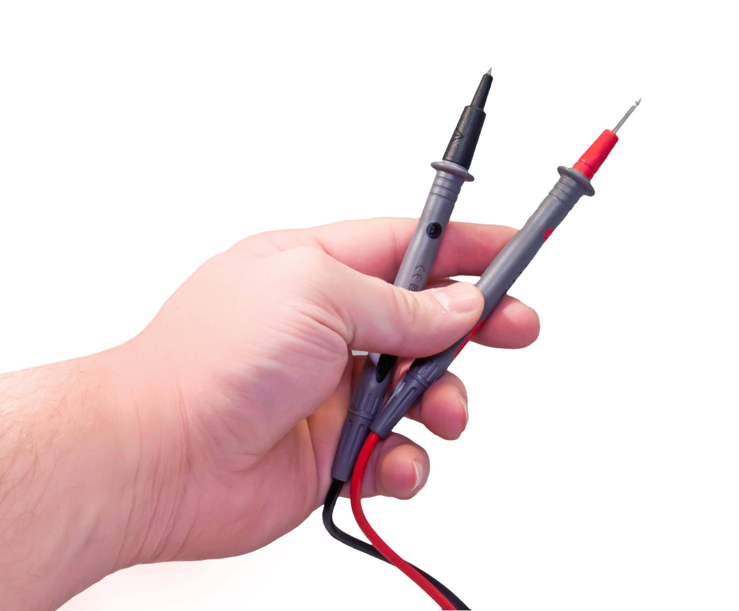 PeakTech TKS-8 – Prüfleitungen ~ 2mm Prüfspitze / lang ~ mit 4mm Steckern-2