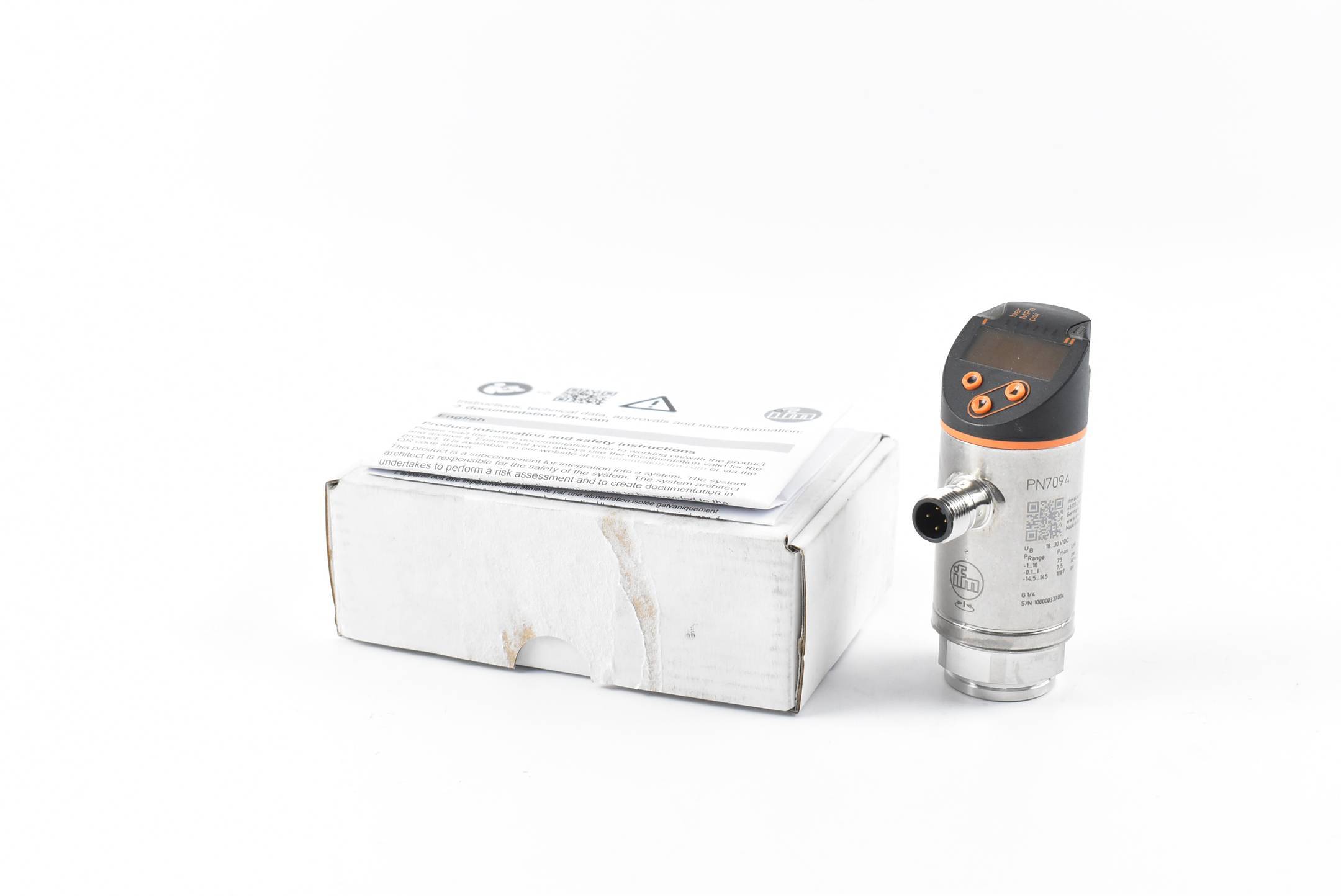 Ifm Drucksensor mit Display PN-010-RER14-QFRKG/US/ /V (PN7094)-0