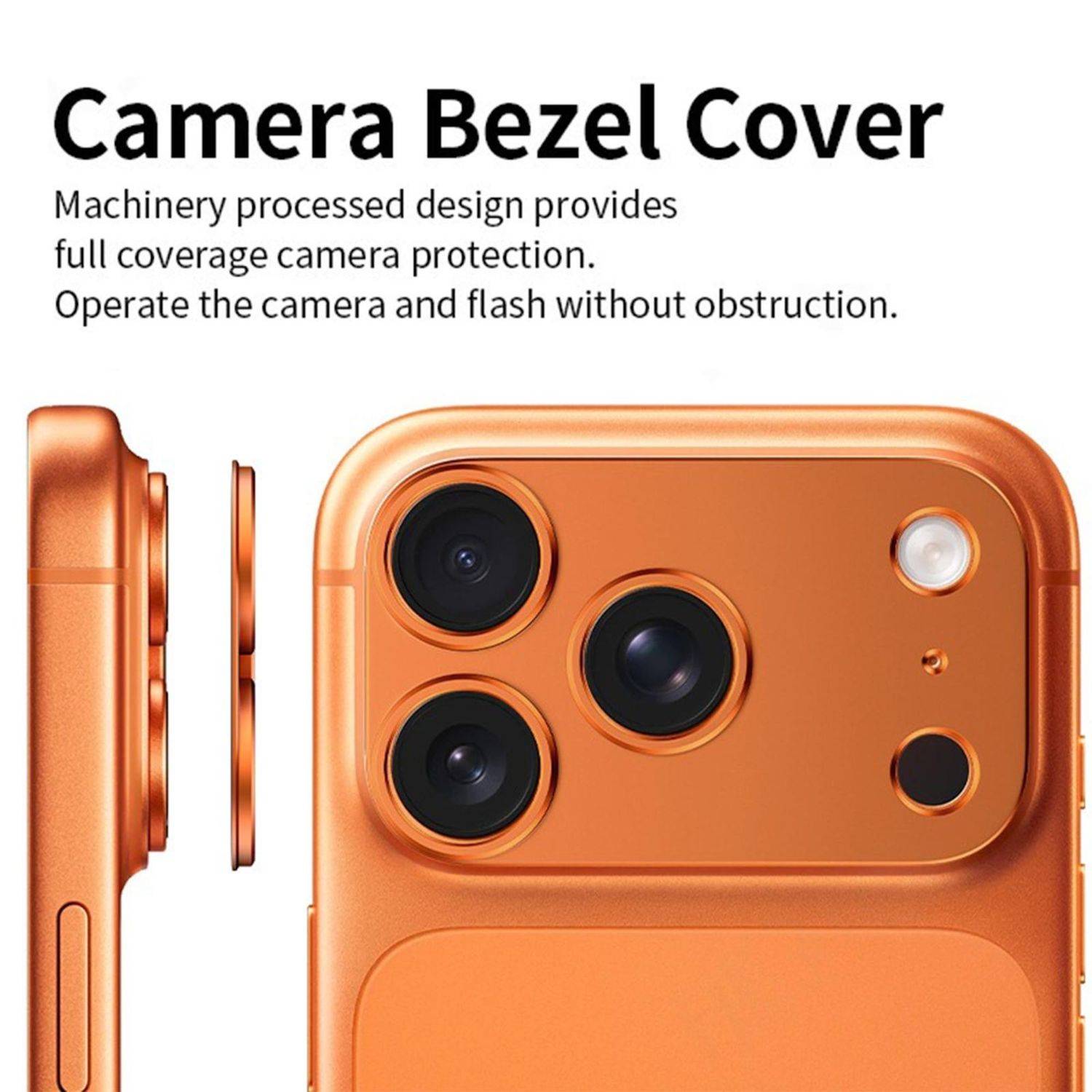 Metall Kamera Schutzring für Apple iPhone 17 Pro mit Glasabdeckung Blau-4