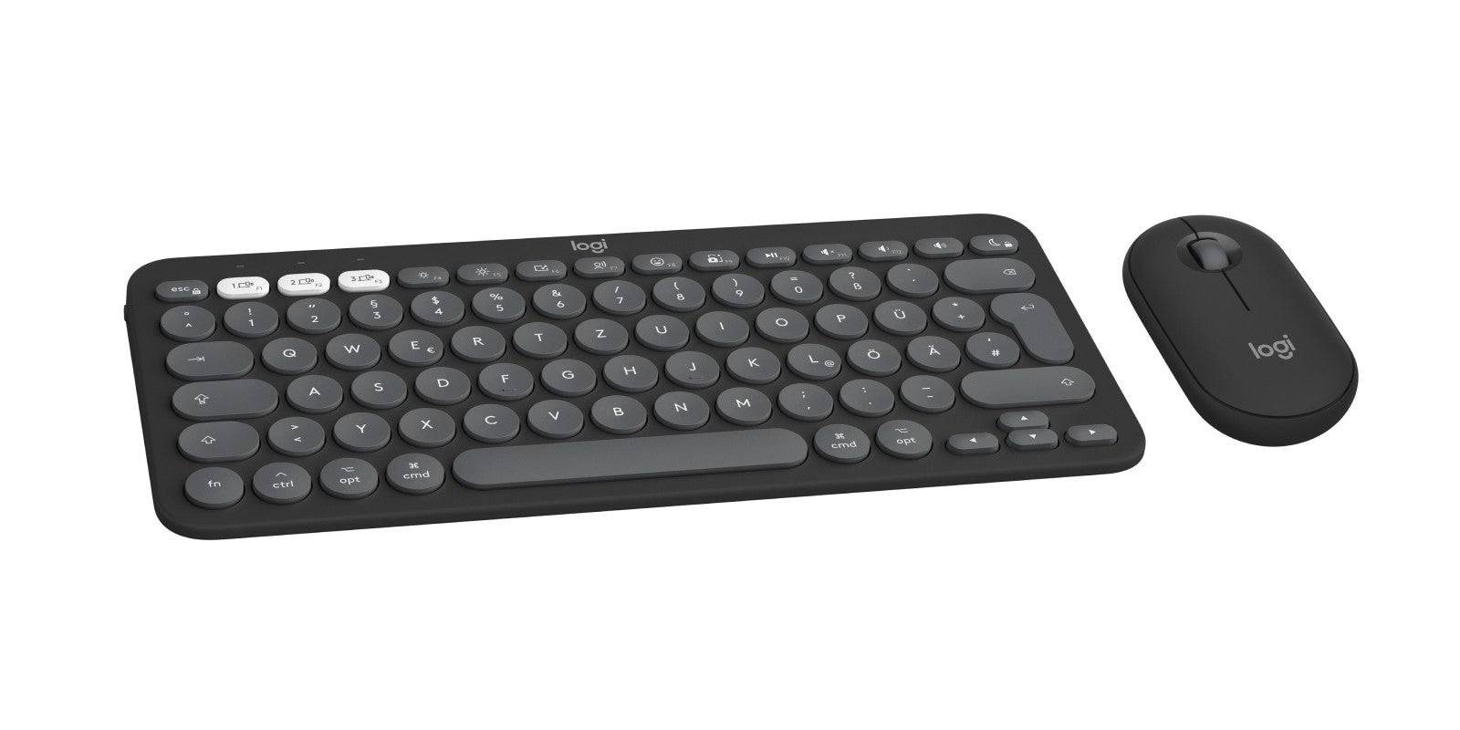Logitech Pebble 2 Combo for Mac - Tastatur-und-Maus-Set - TL: Deutsch, QWERTZ-1