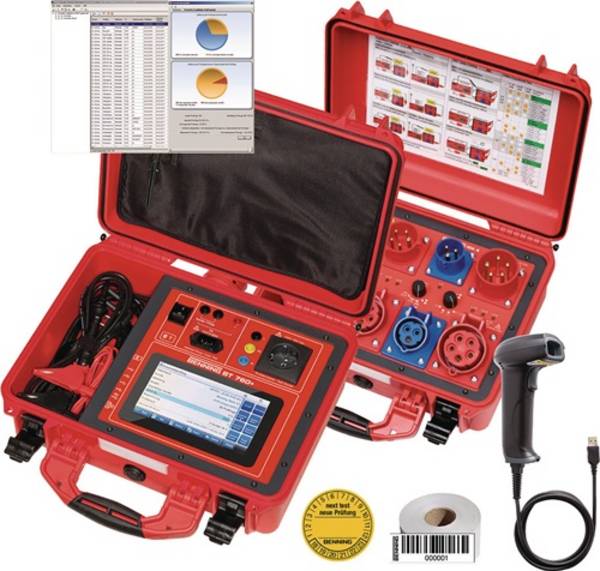 Gerätetester-Set ST 760+ SET,MA 4 ST 760+ Set:MA4,Software,Zub.L475xB555xH685mm