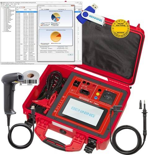 Gerätetester-Set ST 760+ SET,MA 4 ST 760+ Set:MA4,Software,Zub.L475xB555xH685mm-1