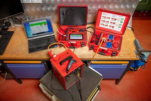 Gerätetester-Set ST 760+ SET,MA 4 ST 760+ Set:MA4,Software,Zub.L475xB555xH685mm-2