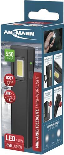 LED-Akkuhandleuchte 3,7V 600 mAh 50cm 130-550 lm Ladezeit ca.2,5 h ANSMANN-2