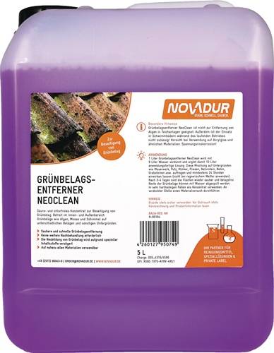 Grünbelagentferner NeoClean Konzentrat 5l NOVADUR-0
