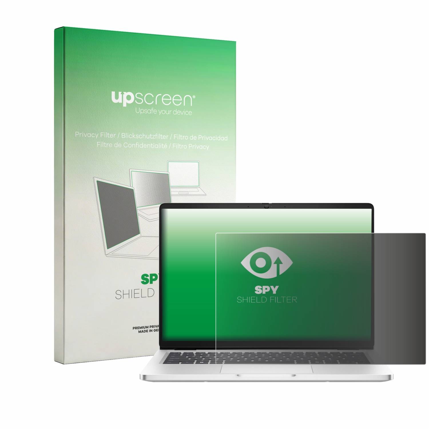 upscreen Blickschutzfilter für Dell Pro 14 Premium PA14250 Non-Touch Blaulichtfilter Sichtschutz Privacy Anti Spy-0
