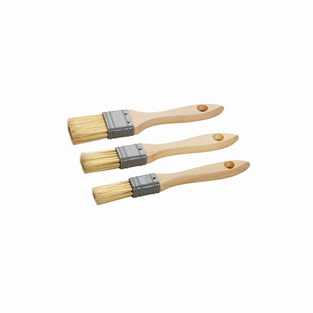 Pinsel Set 10 teilig Flachpinsel Ringpinsel Eckenpinsel Universalpinsel für Malerarbeiten innen und außen-2
