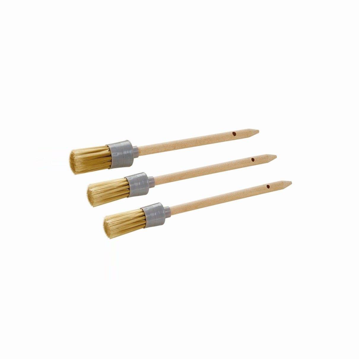 Pinsel Set 10 teilig Flachpinsel Ringpinsel Eckenpinsel Universalpinsel für Malerarbeiten innen und außen-3
