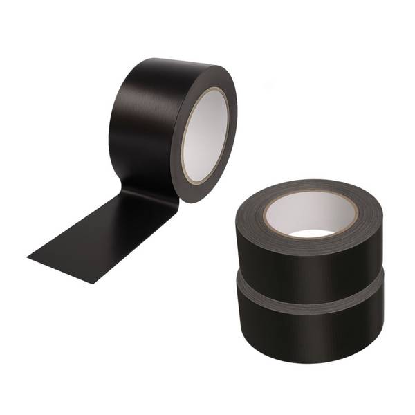 3x Gewebeband 50 m x 48 mm schwarz Panzertape Reparaturband Steinband