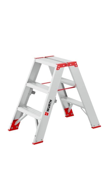 Würth Alu-Stufenstehleiter genietet-0