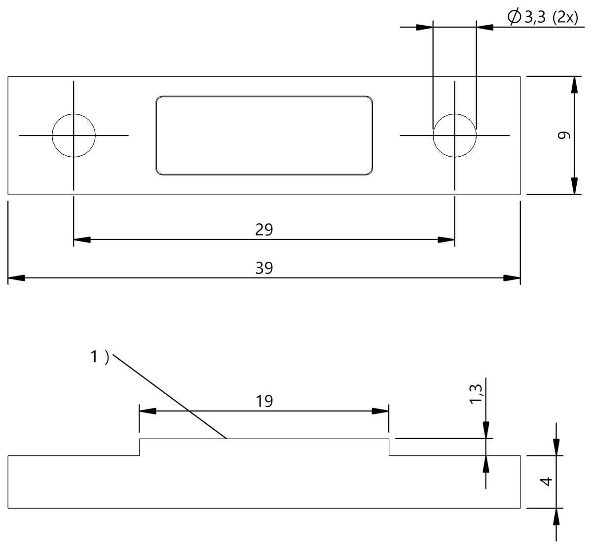 BALLUFF BIS M-157-17/A-SA1, RFID HF-Tags (13,56 MHz), P/n: BIS0198-1