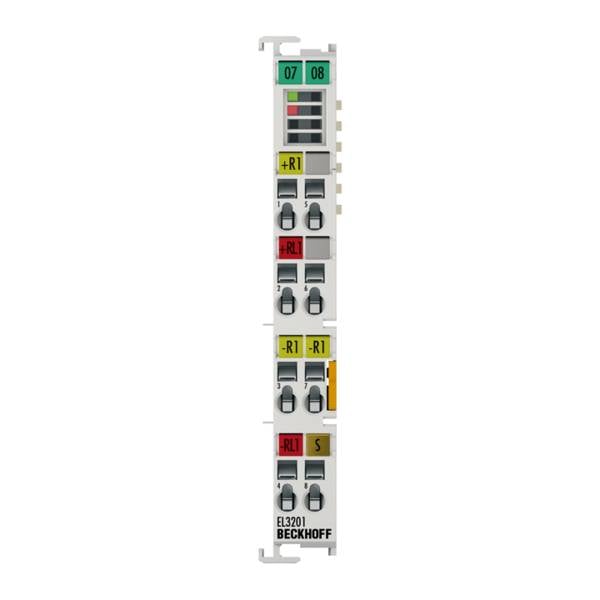Beckhoff EL3201, EtherCAT-Klemme, 1-Kanal-Analog-Eingang, Temperatur, RTD (Pt100), 16 Bit