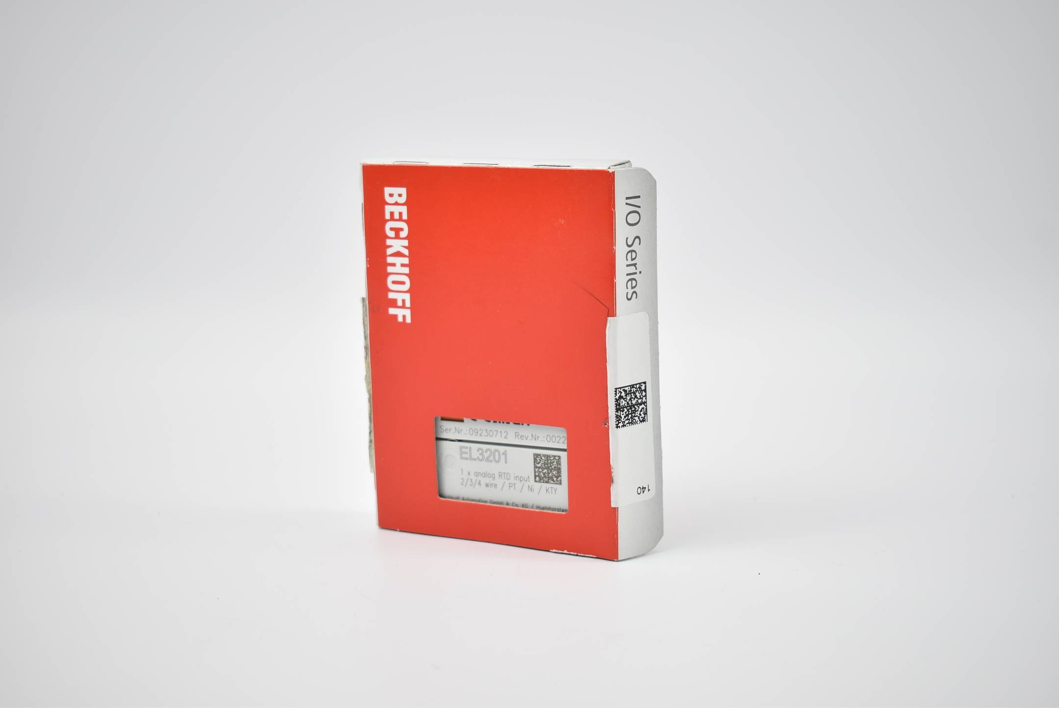 Beckhoff EL3201, EtherCAT-Klemme, 1-Kanal-Analog-Eingang, Temperatur, RTD (Pt100), 16 Bit-1