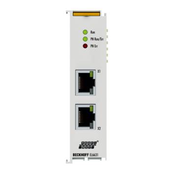 Beckhoff EL6631, EtherCAT-Klemme, 2-Port-Kommunikations-Interface, PROFINET RT, Controller