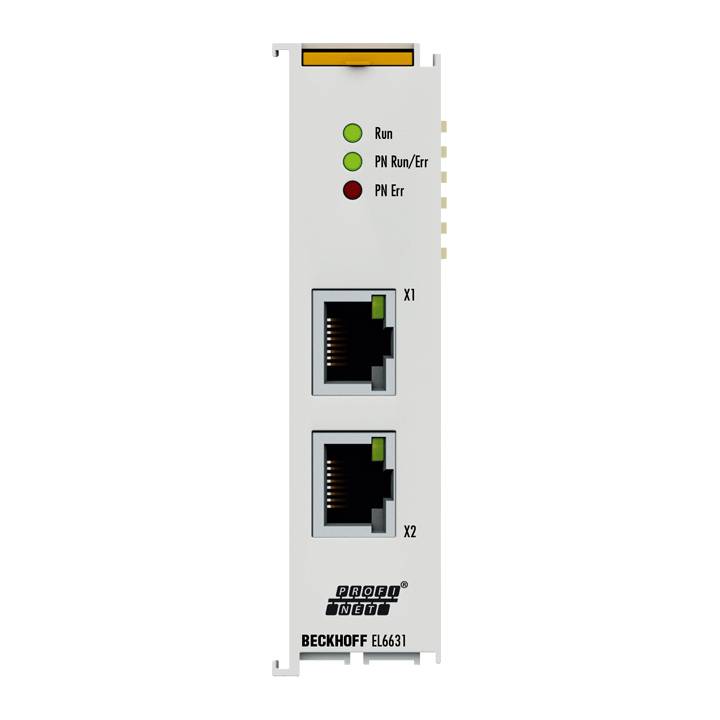 Beckhoff EL6631, EtherCAT-Klemme, 2-Port-Kommunikations-Interface, PROFINET RT, Controller-0