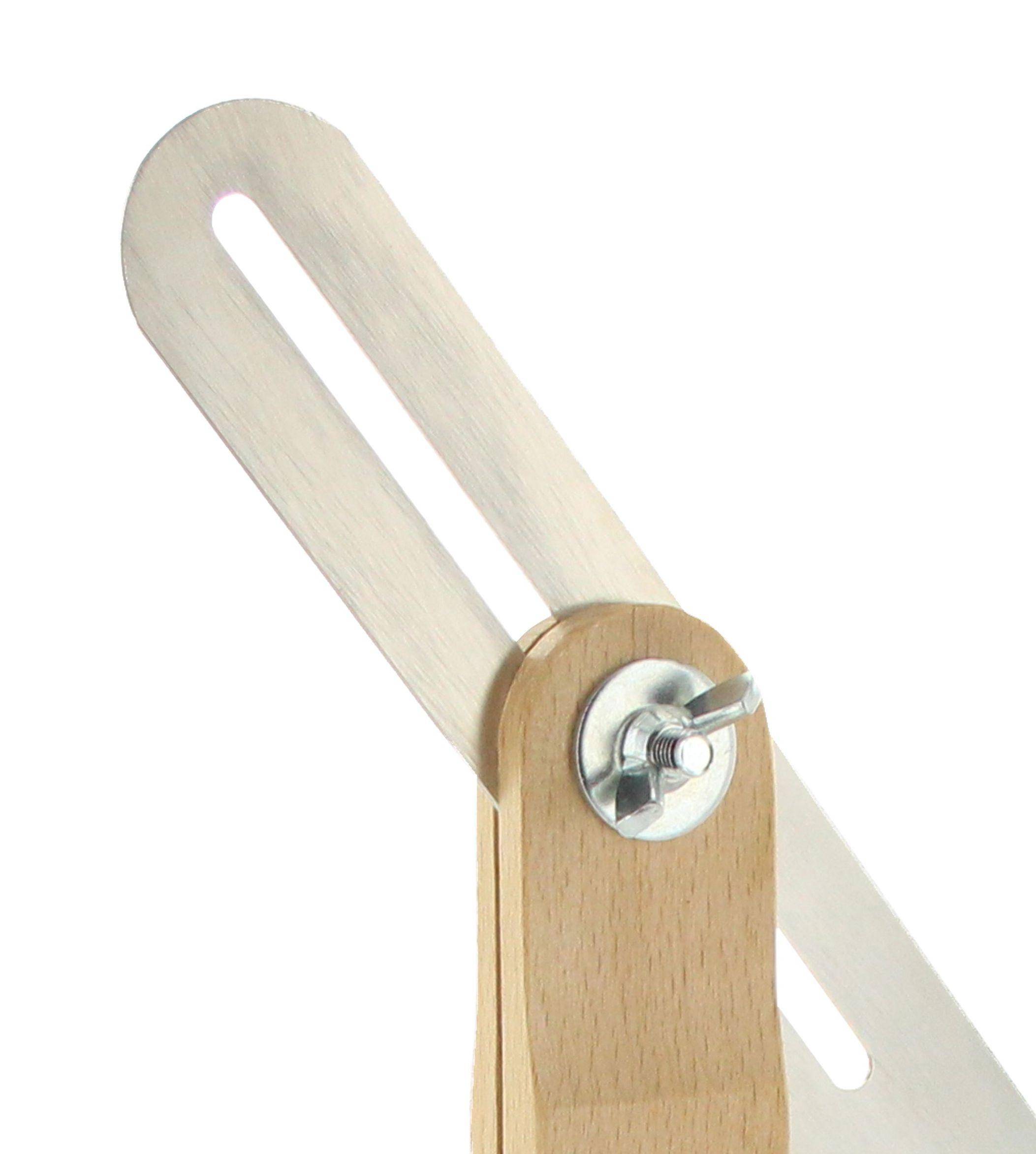 hedue® Tischlerschmiege 30 cm Buche mit Messingbeschlag-1