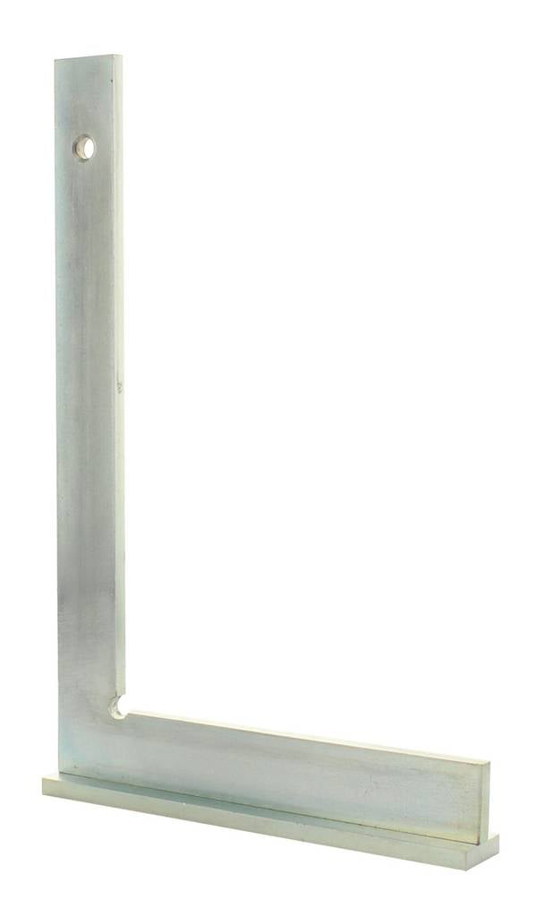 hedue® Anschlagwinkel - Schlosserwinkel mit Anschlag aus verzinktem Stahl, 700 x 350 mm