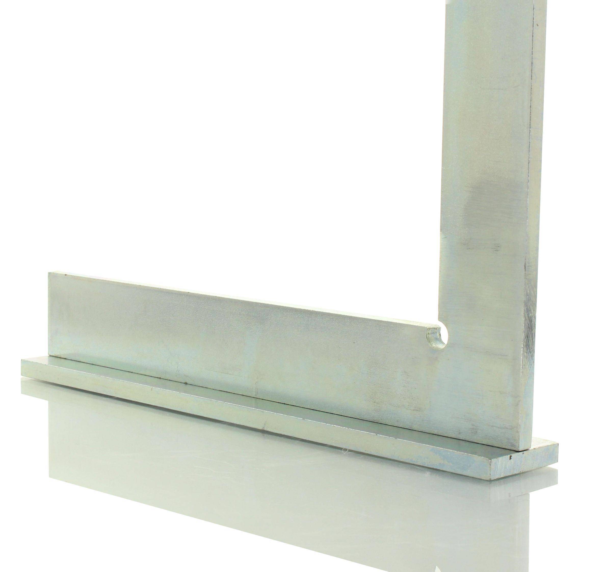 hedue® Anschlagwinkel - Schlosserwinkel mit Anschlag aus verzinktem Stahl, 700 x 350 mm-3