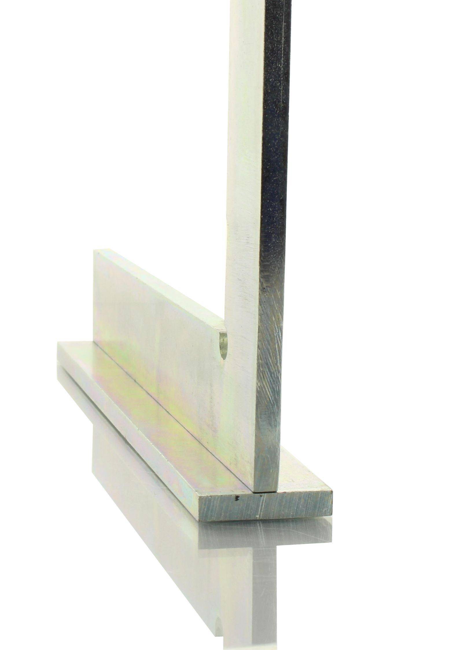 hedue® Anschlagwinkel - Schlosserwinkel mit Anschlag aus verzinktem Stahl, 700 x 350 mm-4