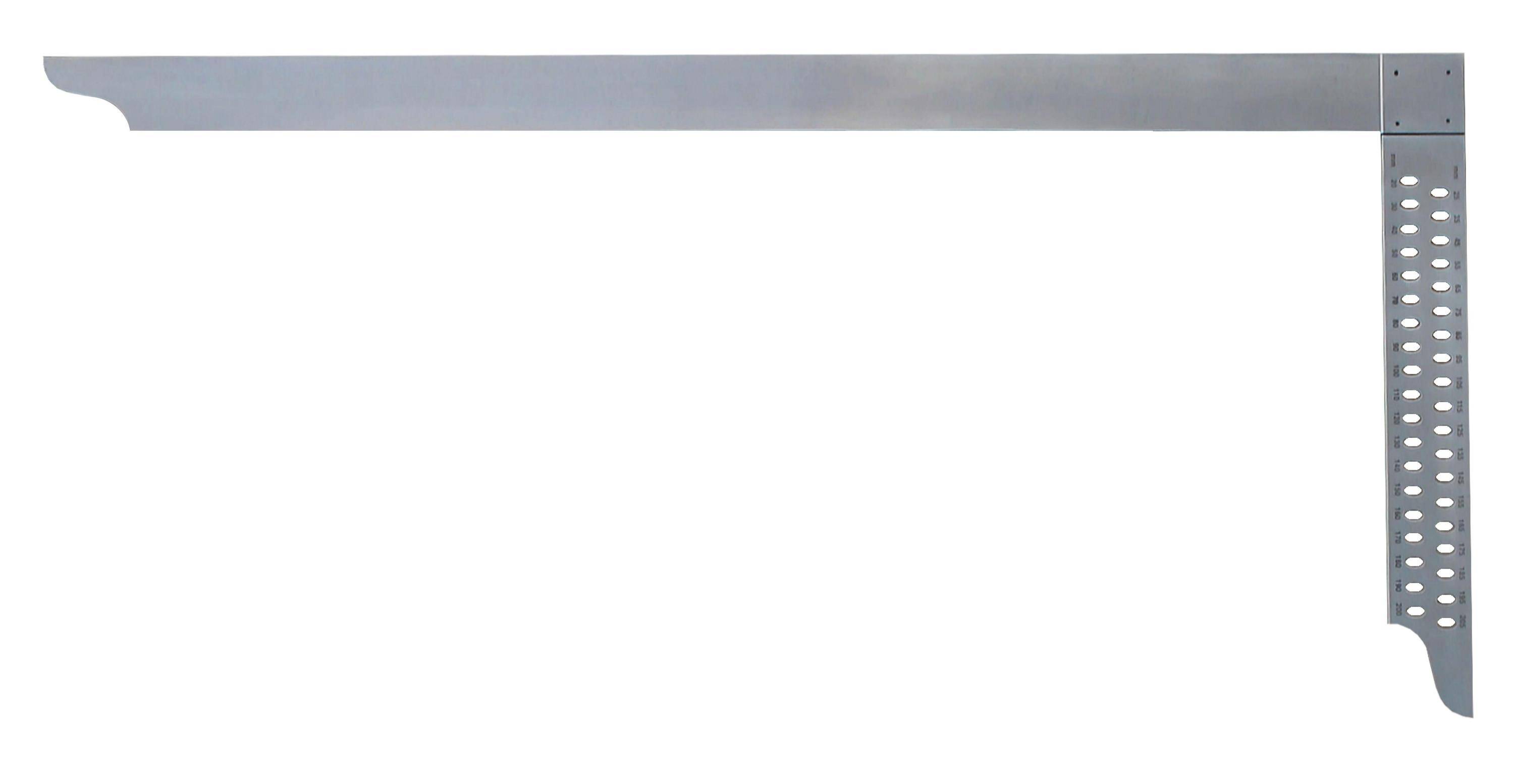 hedue® Zimmermannswinkel ZP - Punktgeschweißter Zimmererwinkel aus Edelstahl mit Anreißlöcher, 1000 mm-0