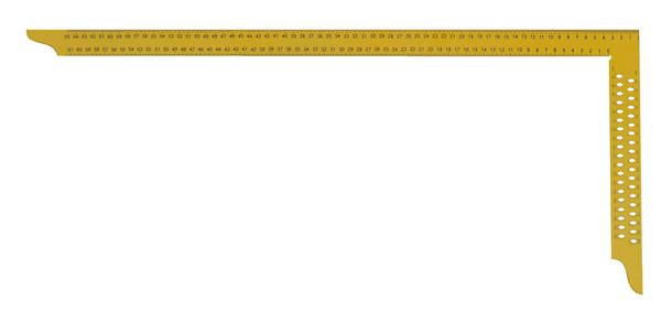 hedue® Zimmermannswinkel ZY 800 mm mit mm-Skala Typ A und Anreißlöcher (einzelverpackt)