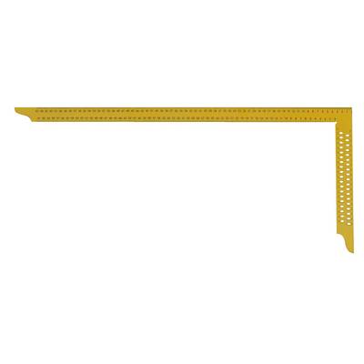 hedue® Zimmermannswinkel ZY 800 mm mit mm-Skala Typ A und Anreißlöcher (einzelverpackt)-0