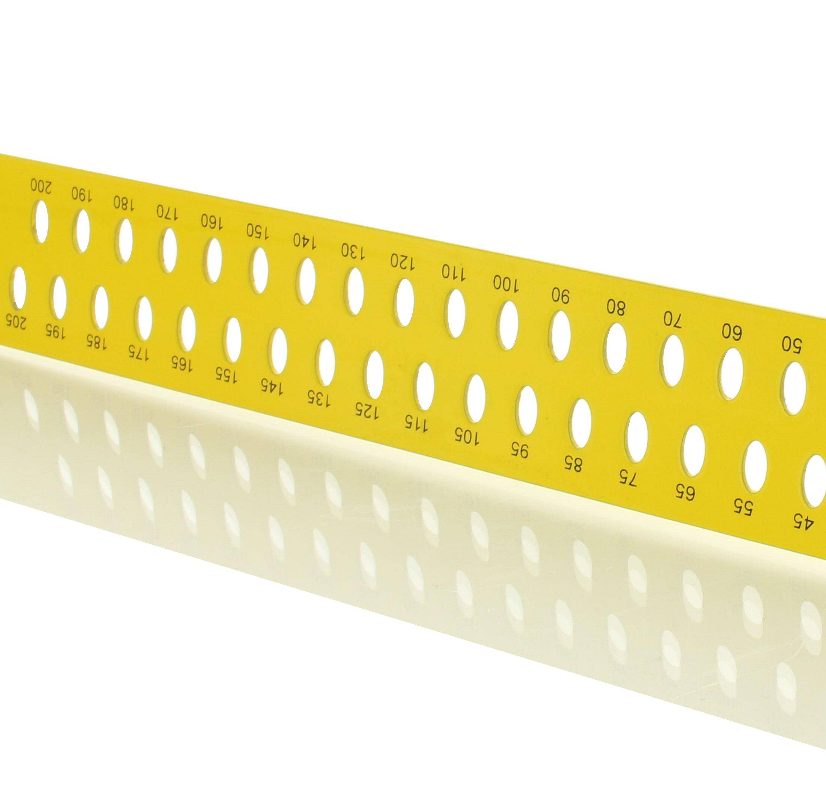 hedue® Zimmermannswinkel ZY 800 mm mit mm-Skala Typ A und Anreißlöcher (einzelverpackt)-2