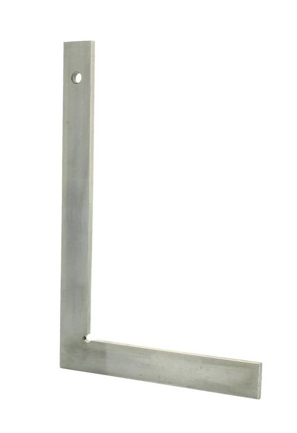 hedue® Flachwinkel 600 mm - 90 Grad Maurerwinkel aus vollverzinktem Stahl, Schlosserwinkel ohne Anschlag