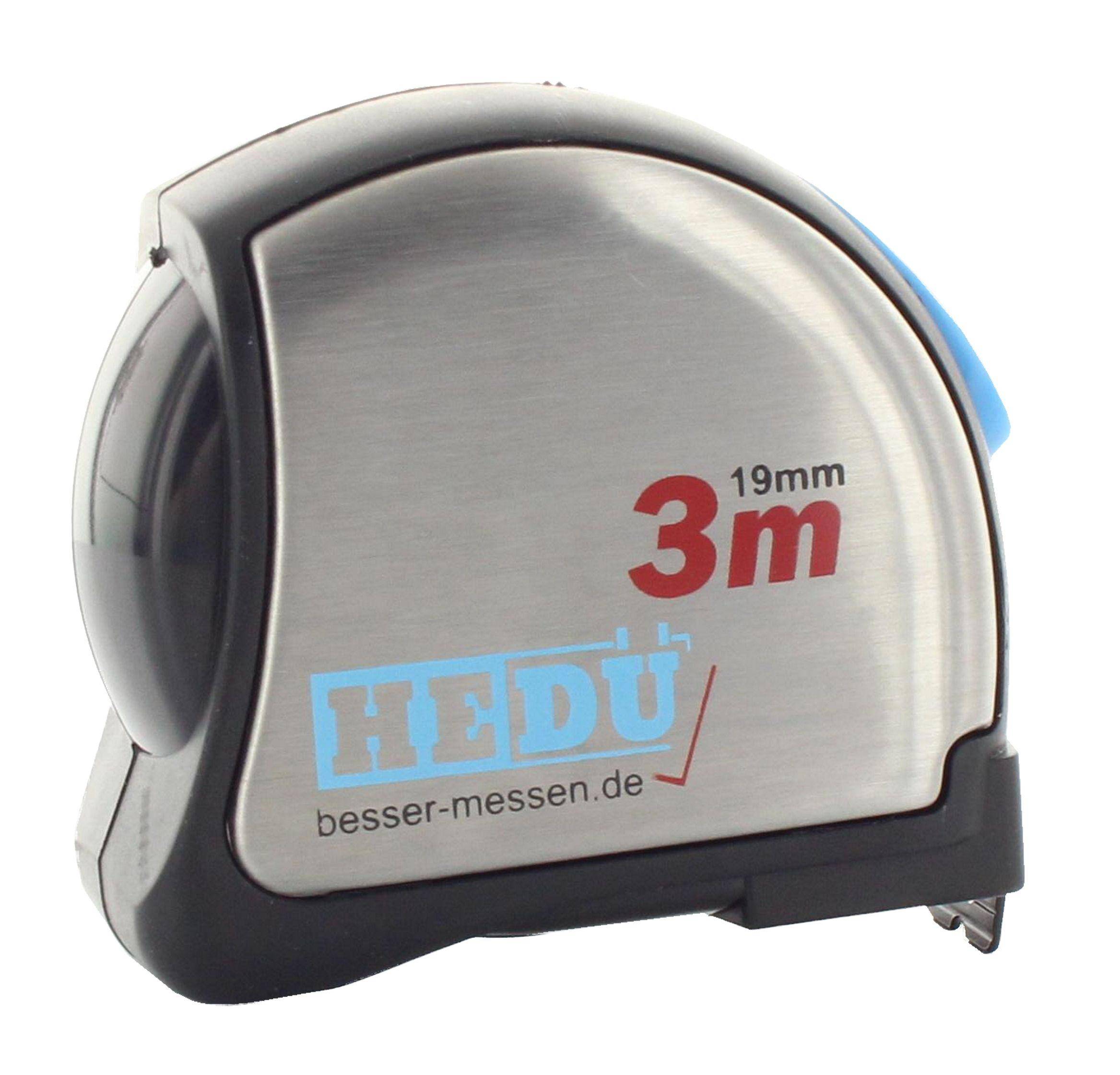 hedue® Taschenbandmaß 3m x 19mm SB-1