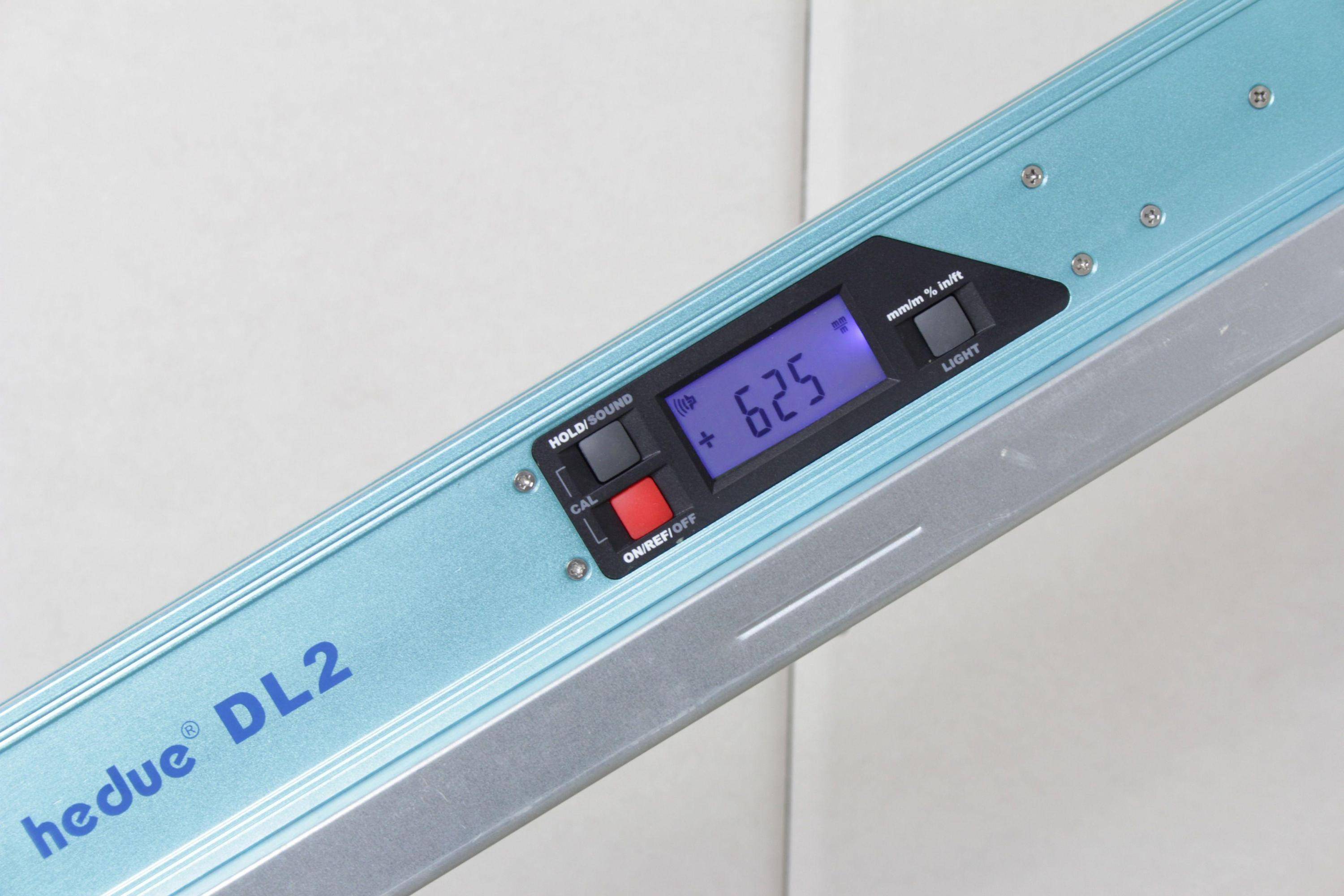 hedue® Digitale Wasserwaage DL2 - Wasserwaage mit Drehfunktion & beleuchtbarem Display, 80cm-1
