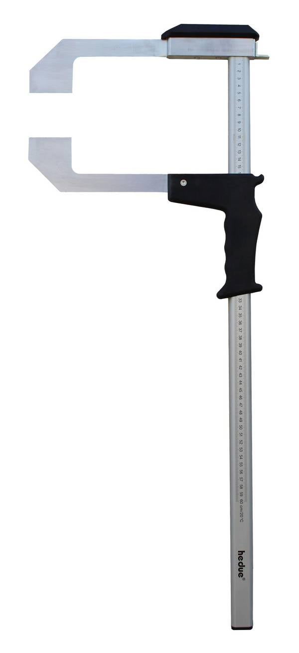 hedue® Wandmesskluppe S300 - Messkluppe mit beidseitiger Millimeterskala, Messbereich 60 cm