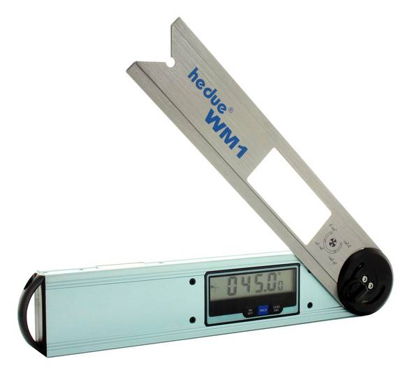 hedue® Digitaler Winkelmesser WM1 - Kompakter Winkelmesser digital mit 360° Messbereich