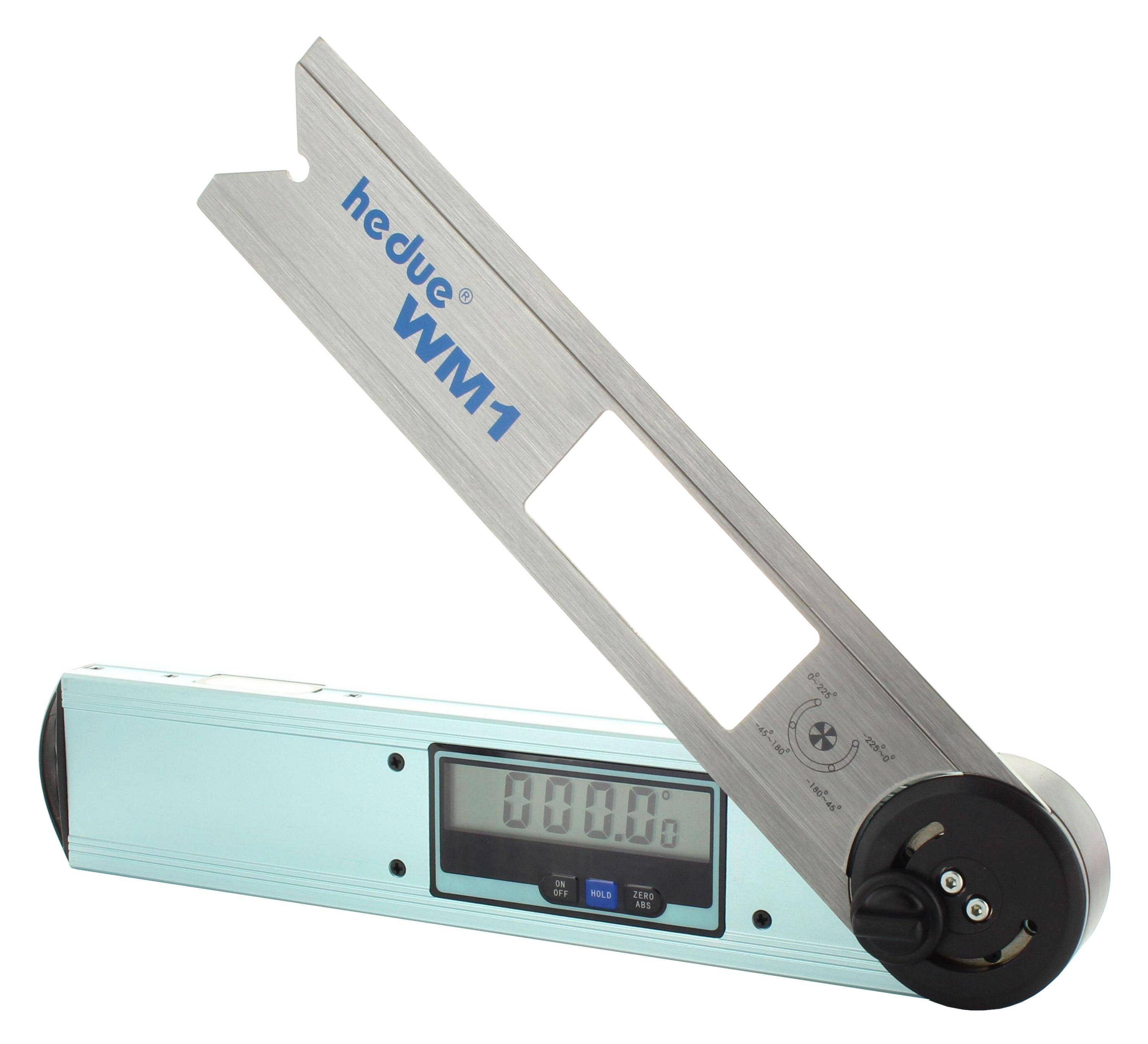 hedue® Digitaler Winkelmesser WM1 - Kompakter Winkelmesser digital mit 360° Messbereich-2