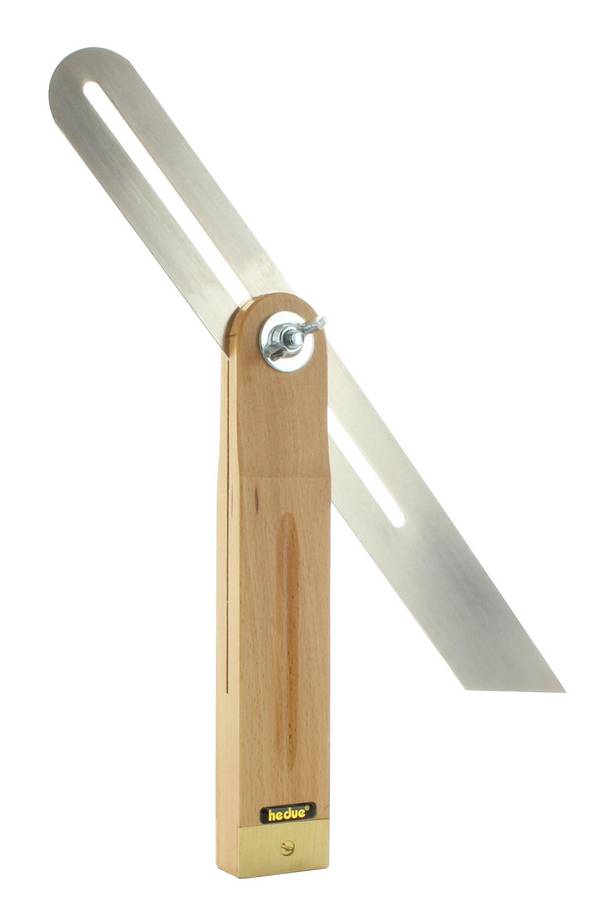 hedue® Tischlerschmiege 30 cm Buche mit Messingbeschlag