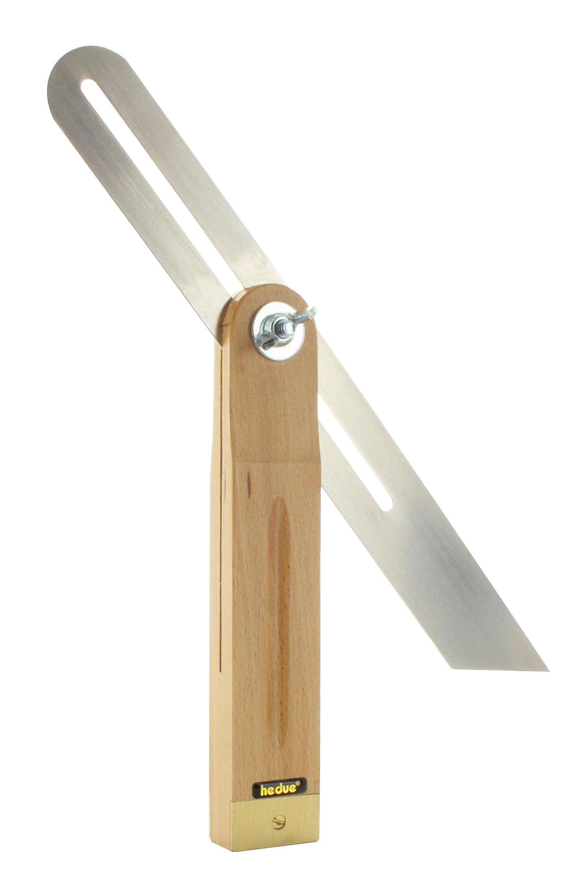 hedue® Tischlerschmiege 30 cm Buche mit Messingbeschlag-0