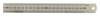 hedue® Stahllineal - Metalllineal aus rostfreiem Edelstahl, 50 cm