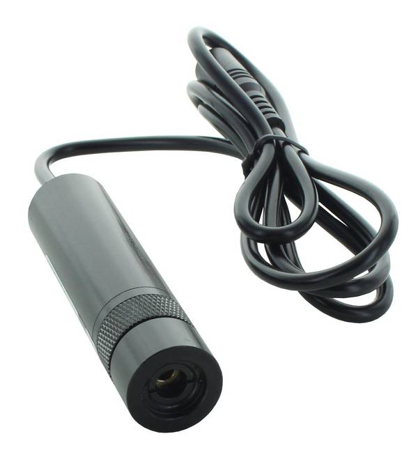 hedue® Positionierlaser PL2 - Linienlaser zur Projektion einer roten Laserlinie, frei fokussierbar, 50 mW, 80 x 20 mm