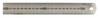 hedue® Stahllineal - Metalllineal aus rostfreiem Edelstahl, 100 cm
