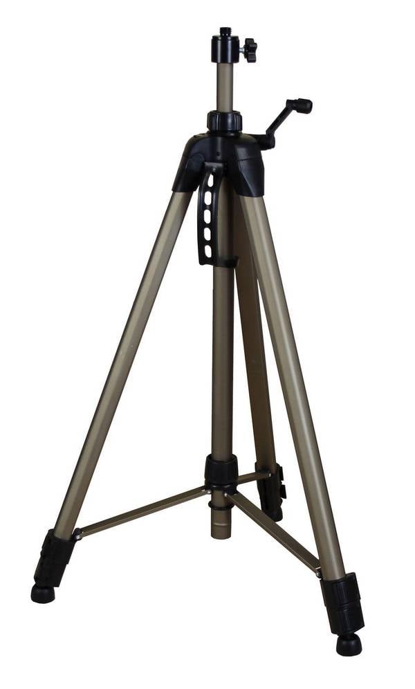 hedue® Kurbelstativ 173 cm – Höhenverstellbares Laserstativ mit 5/8" und 1/4" Gewinde