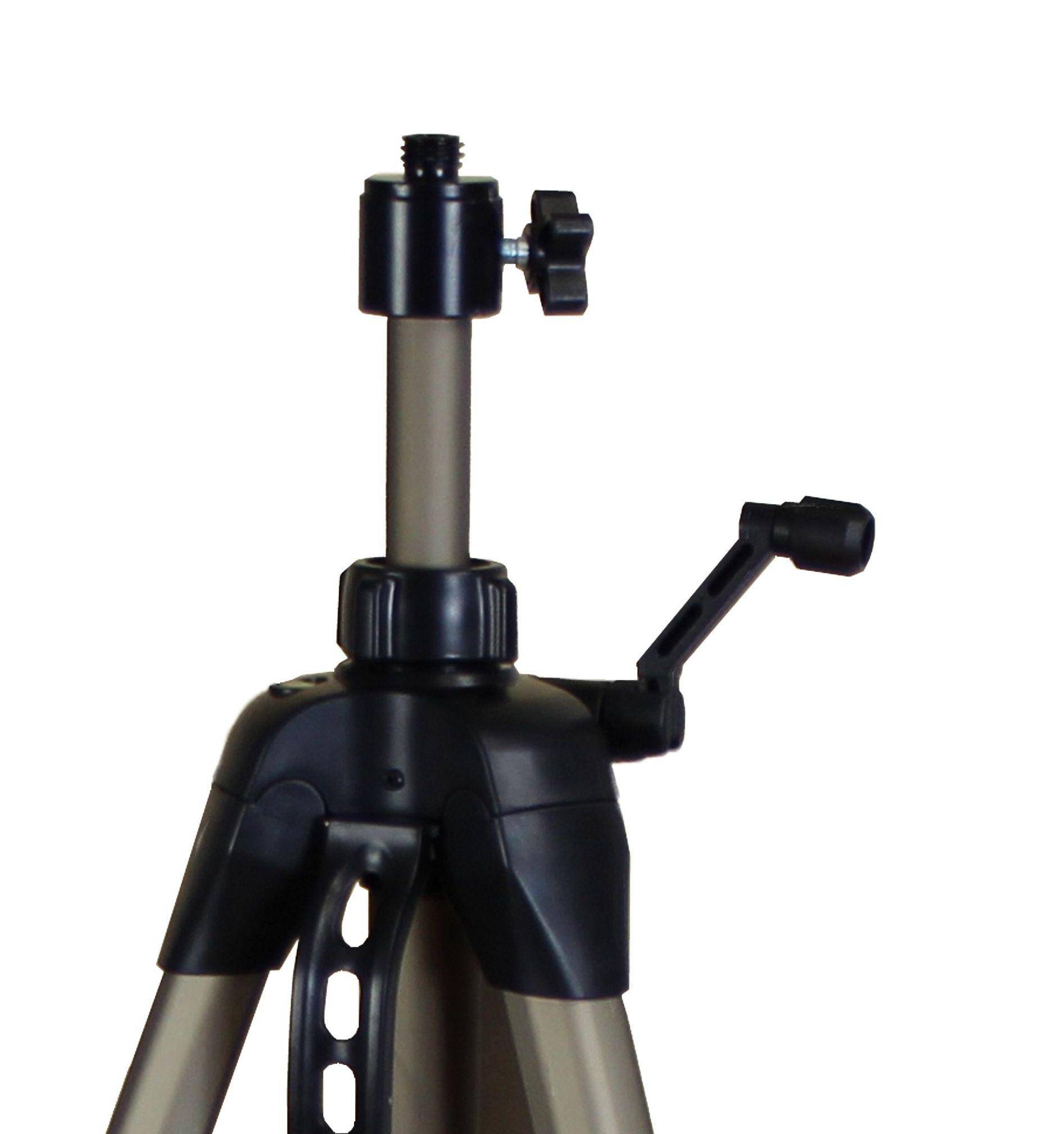 hedue® Kurbelstativ 173 cm – Höhenverstellbares Laserstativ mit 5/8" und 1/4" Gewinde-4