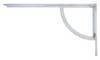 hedue® Anreissgerät Alpha Classic mit Inch-Skalierung - Alphawinkel für Zimmerer, Zimmermann Werkzeug, 430 x 795 x 5 mm