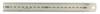 hedue® Stahllineal - Metalllineal aus rostfreiem Edelstahl, 30 cm