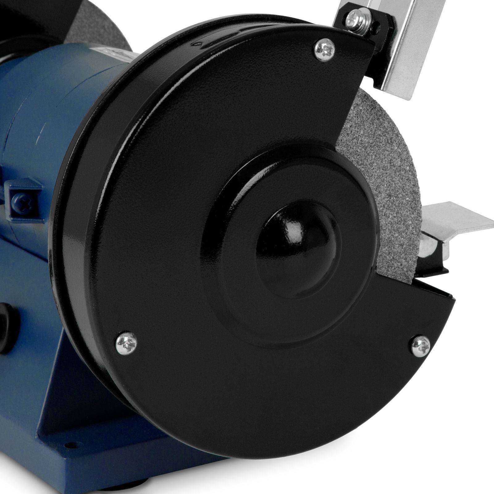 EBERTH Doppelschleifmaschine 150W, Schleifbock elektrisch mit 150mm Scheiben A36/A60, Funkenschutz, Auflage-4
