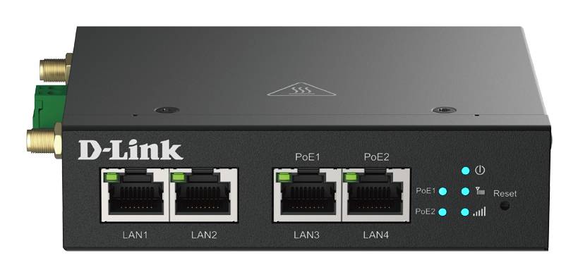D-Link 4G LTE M2M VPN PoE+ Router 0,15 Gbps Power over Ethernet Kabellos-0