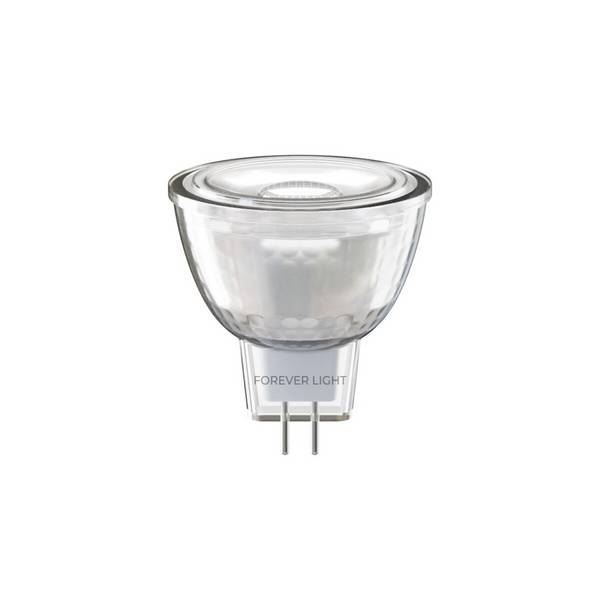 Forever Light LED Lampe G4 MR11 2.2W 195lm Kaltweiß 6000 K 12V glass Energieklasse F